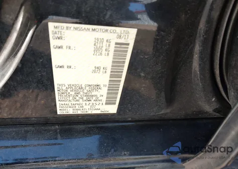 2014 Nissan Altima 2.5 S z USA, uszkodzony, nr VIN 1N4AL3APXEC123521